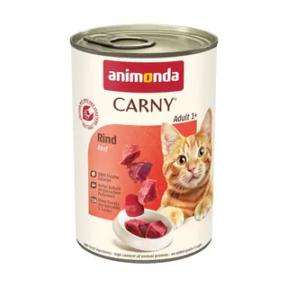 ANIMONDA Carny Adult Mono Wołowina - mokra karma dla kota - 400g