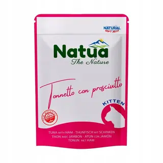 NATUA Kitten Tuńczyk z szynką - mokra karma dla kota - 70g