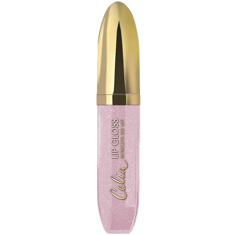 Celia Lip Gloss błyszczyk do ust 101 jasny róż o połyskującym wykończeniu i owocowym zapachu 8 ml