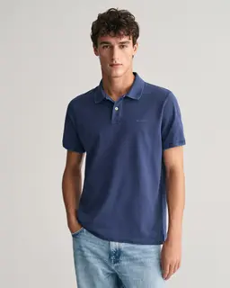 Gant Bawełniane Polo Męskie Z Krótkim Rękawem İ Kołnierzykiem Polo Regular Fit