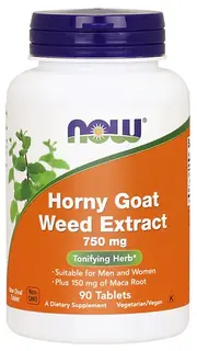 Now Foods Horny Goat 750mg 90t EPIMEDIUM LIBIDO TESTOSTERON