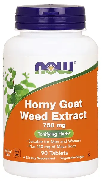 Now Foods Horny Goat 750mg 90t EPIMEDIUM LIBIDO TESTOSTERON