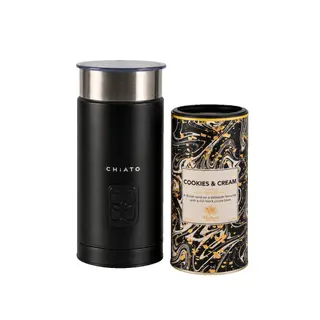 Zestaw spieniacza do mleka CHiATO milkPLAY i gorącej czekolady Whittard of Chelsea Luxury White
