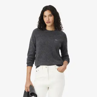 Lacoste Wełniany Sweter I Dzianina 3D Szary