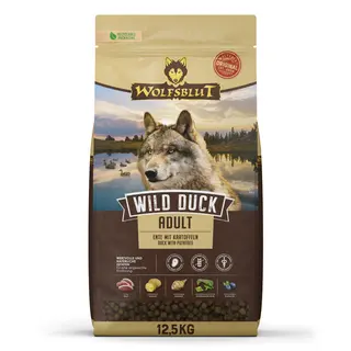 WOLFSBLUT Wild Duck Kaczka z ziemniakami Mono - sucha karma dla psa - 12,5kg