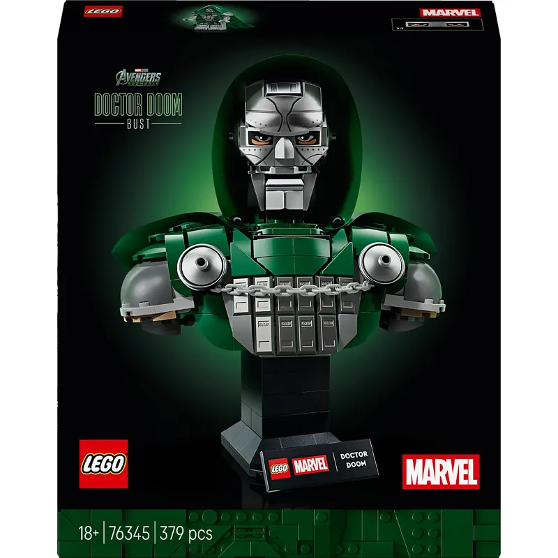 Klocki LEGO Marvel Popiersie Doktora Dooma 76345
