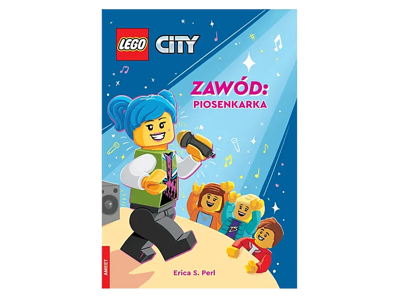 Książka LEGO City. Zawód: Piosenkarka Wielokolorowy