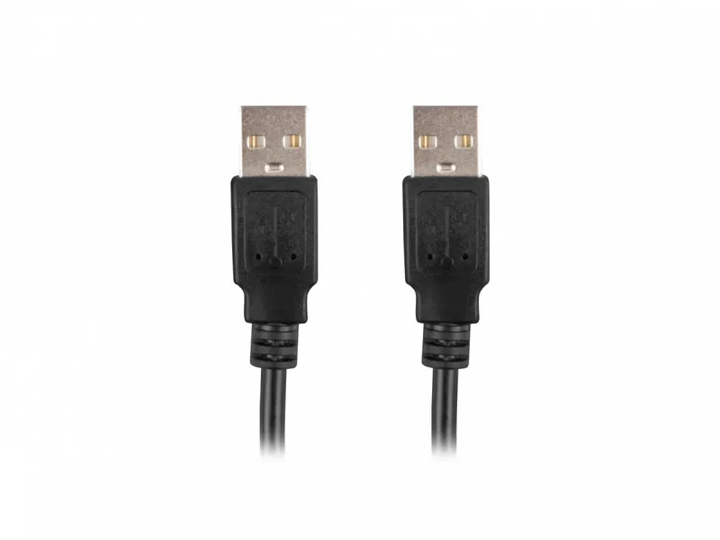 Lanberg Kabel USB-A M/M 2.0 1.8m Czarny