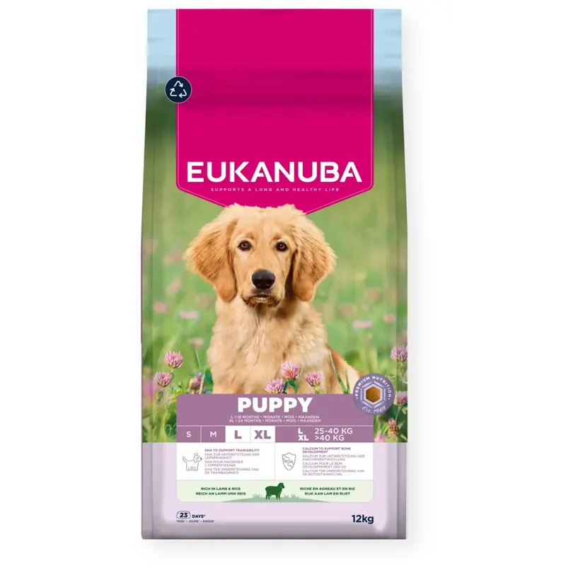 EUKANUBA Puppy L XL Rich in lamb & rice - sucha karma dla psa - 12kg