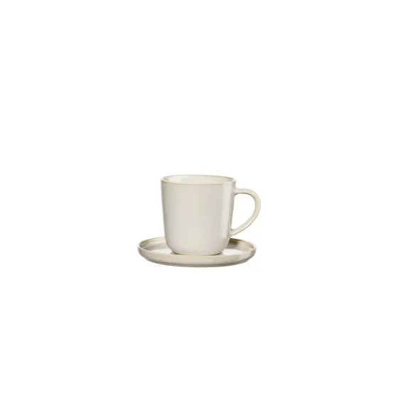 Filiżanka do espresso ze spodkiem Asa Selection Coppa Tofu, 80 ml
