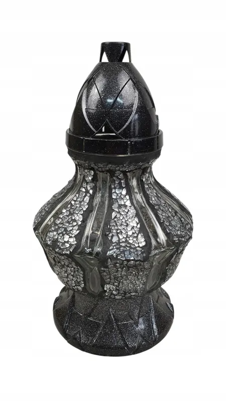 Znicz Lampion Witraż Karafa BLACK