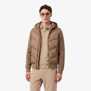 Lacoste Kurtka Męska Z Długim Rękawem Brązowa Brązowy