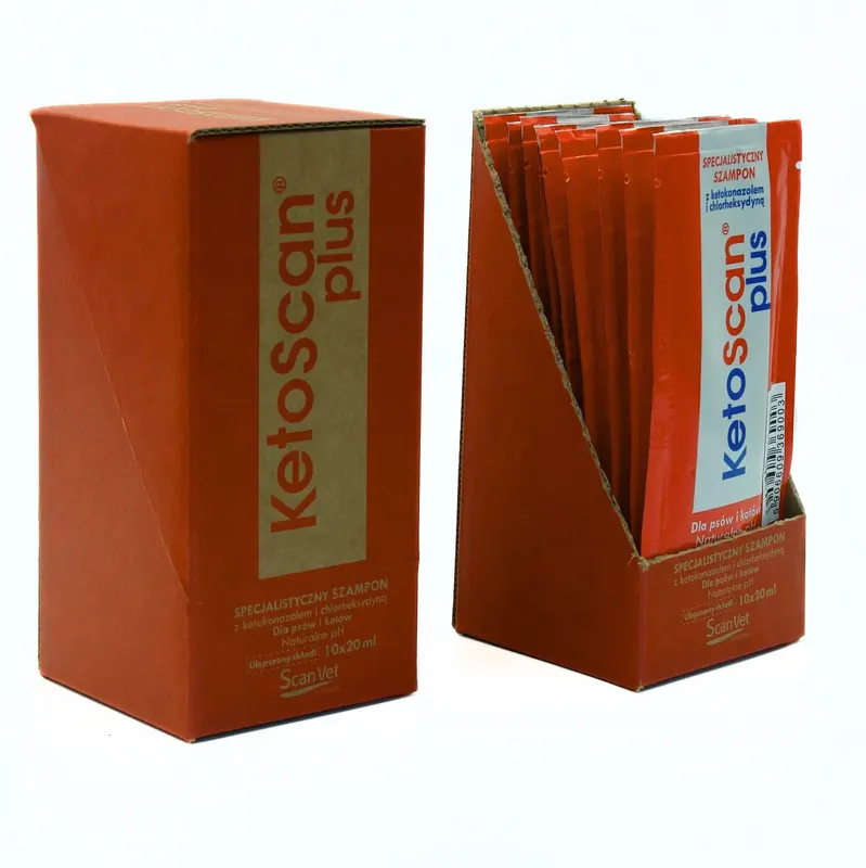 SCANVET KetoScan Plus - szampon dla psa i kota - 10x20ml