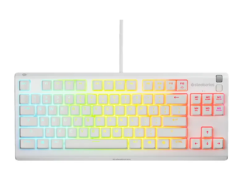 Klawiatura STEELSERIES Apex 3 TKL Biały