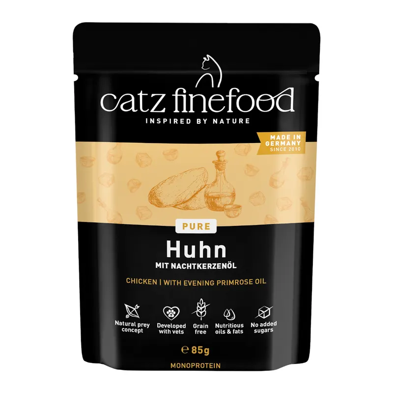 catz finefood Pure Pouch 8 x 85 g - Kurczak