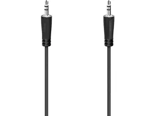 Kabel HAMA Jack 3.5 mm - 3,5 (wtyk wtyk) 0,5 m Czarny