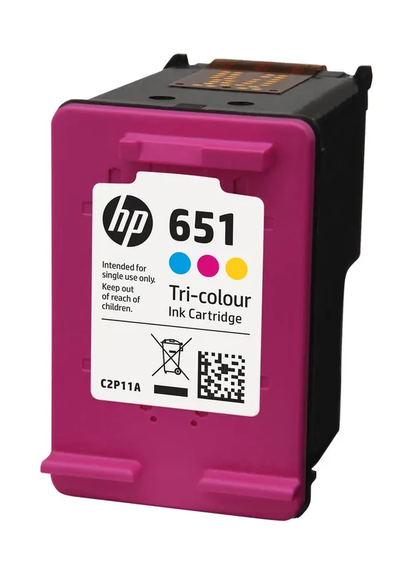 HP 651 Trójkolorowy Tusz OfficeJet C2P11AE