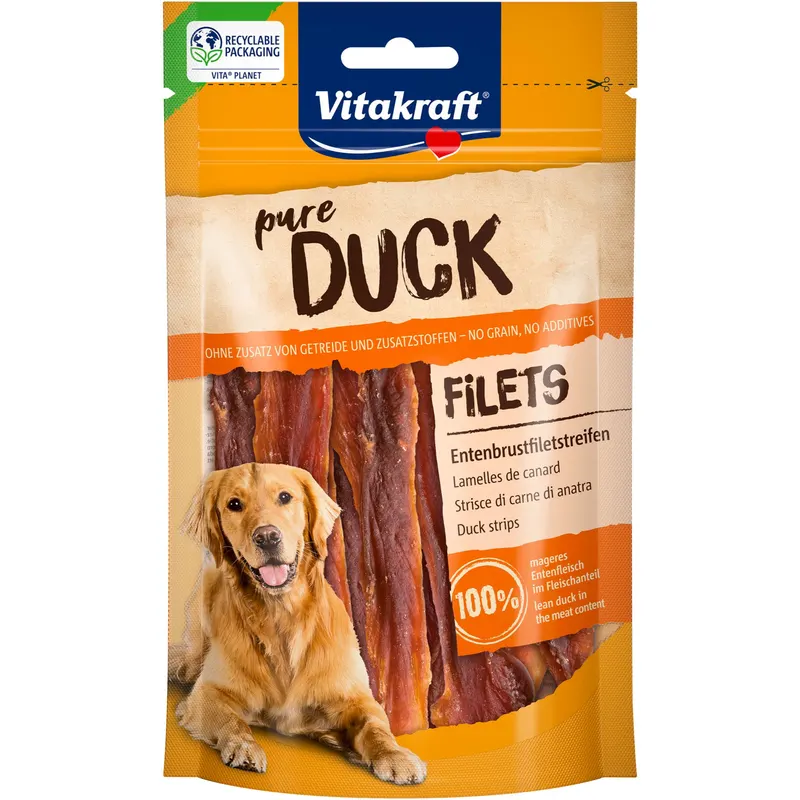 Vitakraft Filets, kaczka - 8 x 80 g