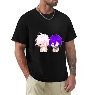 Komaeda Nagito and Kokichi Ouma [KomaIchi] Danganronpa T-Shirt Moisture Wicking Athletic T-Shirt