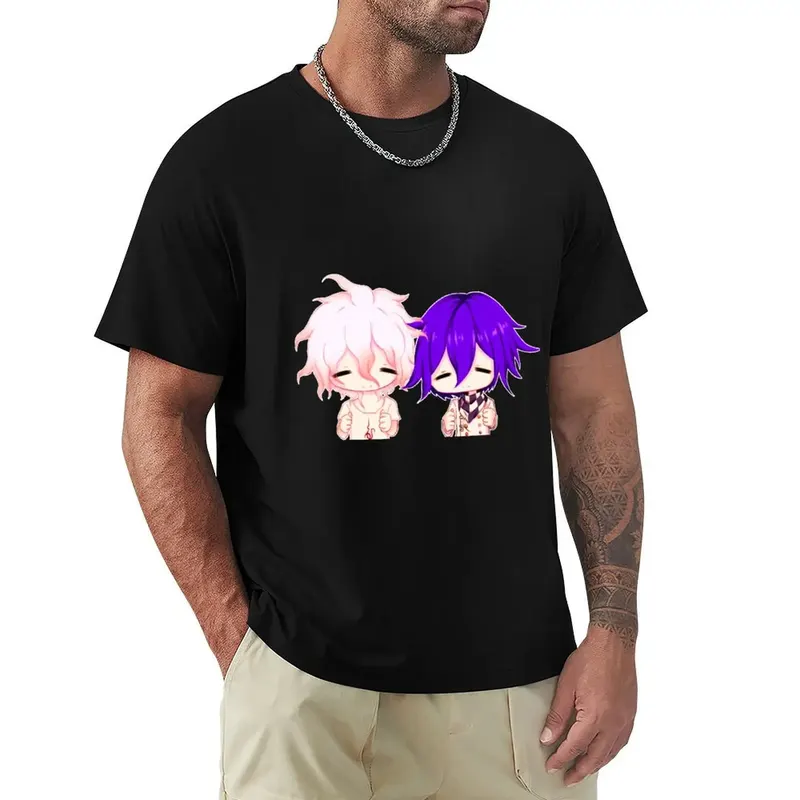 Komaeda Nagito and Kokichi Ouma [KomaIchi] Danganronpa T-Shirt Moisture Wicking Athletic T-Shirt