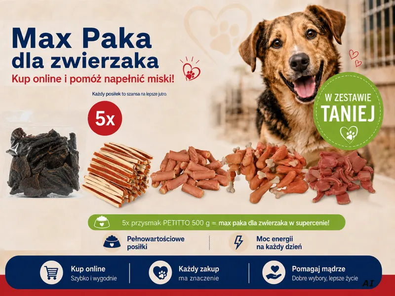 MAX PAKA DLA ZWIERZAKA - zestaw dla psa