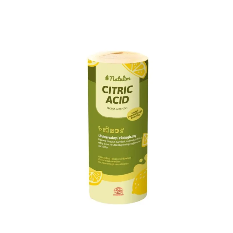 Natulim, Citric Acid, Ekologiczny środek czyszczący do powierzchni uniwersalnych, 0,5 kg