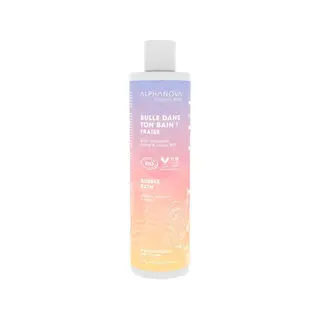 Alphanova Kids Bio, Płyn do kąpieli, Truskawkowy, 250 ml