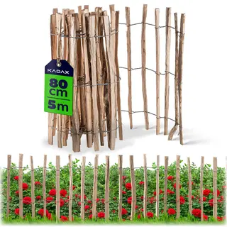 Płot ogrodowy leszczynowy Karo 500 x 80 cm (7-9 cm)