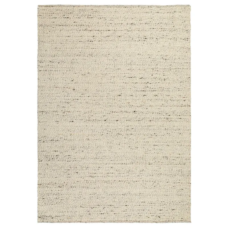 Dywan wełniany TWEED Beige | Beżowy | Ręcznie tkany
