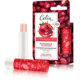 Celia olejkowy balsam do ust Pomegranate z masłem shea i olejem z awokado 4 g
