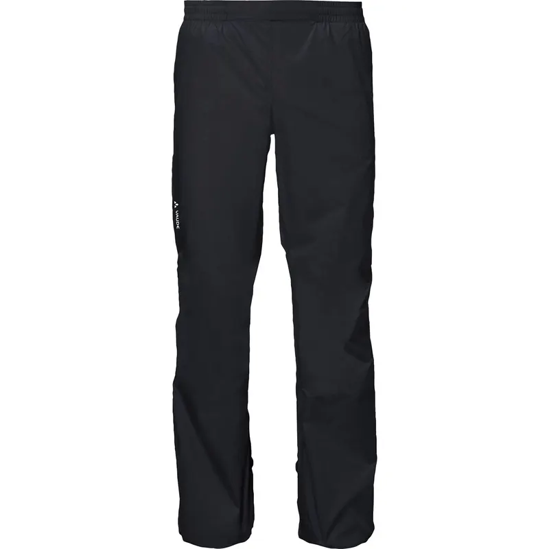 Vaude Men's Drop Pants II, spodnie przeciwdeszczowe, męskie, czarne
