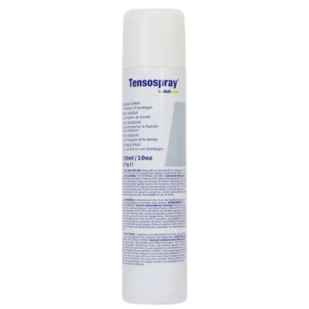 Klej do taśm tapingowych w sprayu hipoalergiczny szybkoschnący 300 ml do tapingu rehabilitacyjnego i ochrony przed przypadkowym odklejaniem