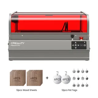 Creality Falcon2 Pro 40W Laser 12 arkuszy drewna 12 tagów dla zwierząt