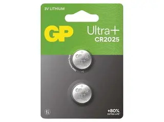 Bateria litowa guzikowa GP Ultra plus CR2025 2 szt.
