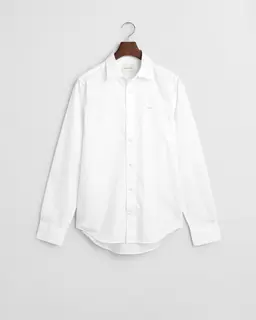 Gant Bawełniana Koszula Męska Slim Fit Biała
