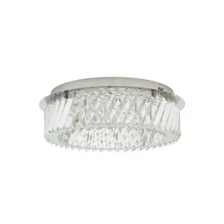 LUXORA LED 11708 Nowodvorski elegancka lampa sufitowa z kryształowym kloszem, 20W, 3000K, 43 cm – idealna do salonu