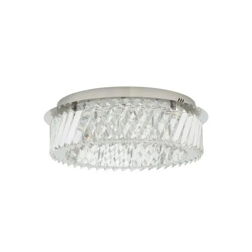 LUXORA LED 11708 Nowodvorski elegancka lampa sufitowa z kryształowym kloszem, 20W, 3000K, 43 cm – idealna do salonu
