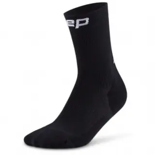 CEP Core Run Socks Mid Cut 5.0, skarpety biegowe, męskie, czarny
