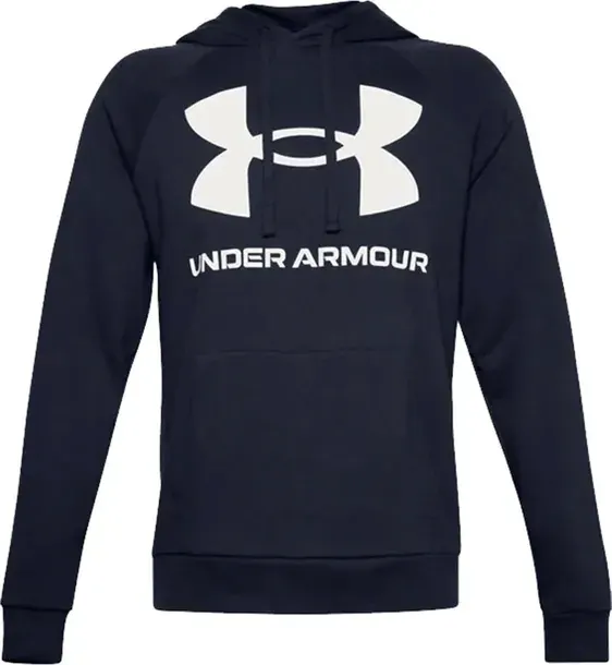 Bluza męska Under Armour Rival Fleece Big Logo HD granatowa 1357093 rozm M