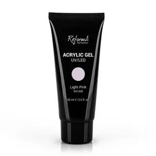 Acrylic Gel - Light Pink, jasno różowy akrylożel, 60 ml