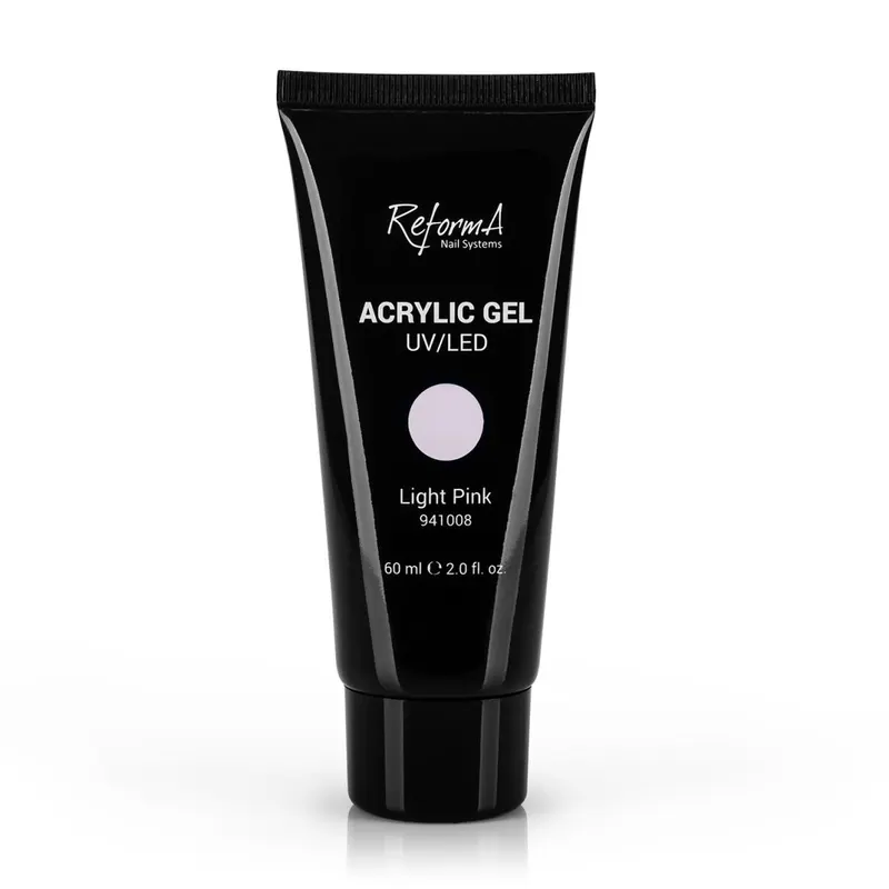 Acrylic Gel - Light Pink, jasno różowy akrylożel, 60 ml