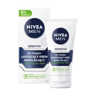 NIVEA Men Sensitive Łagodzący Krem Nawilżający 75ml