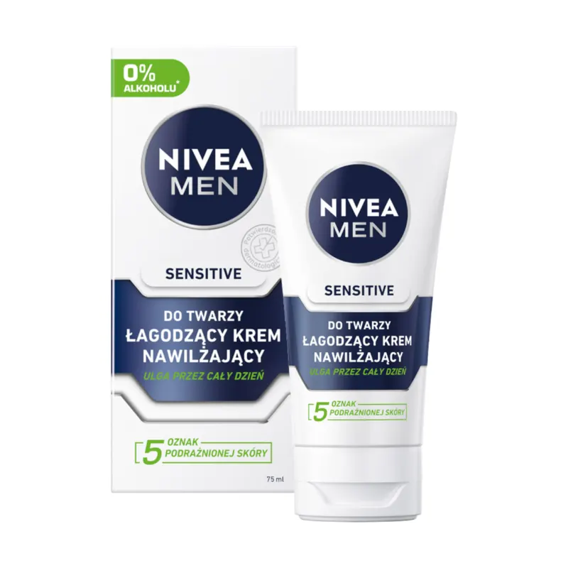 NIVEA Men Sensitive Łagodzący Krem Nawilżający 75ml