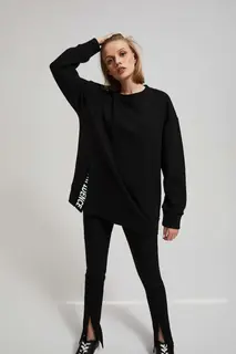 Bluza oversize z napisem