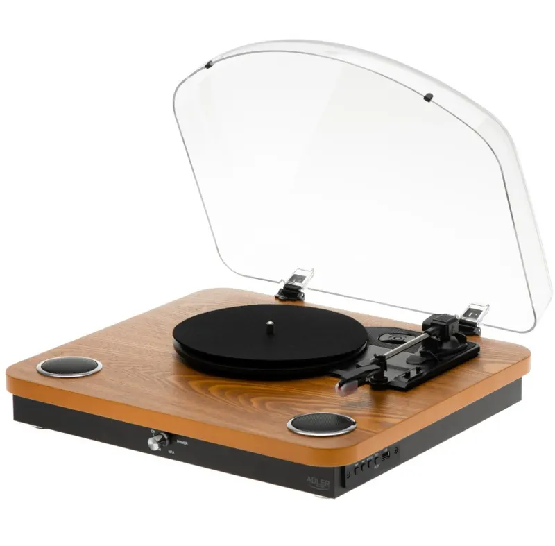 Adler Gramofon AD1914 Wood USB Bluetooth