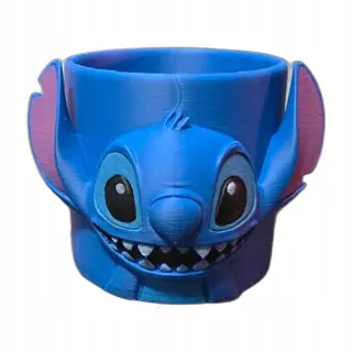 Uchwyt na długopisy i doniczkę Stitch - Dekoracja do pokoju