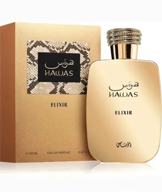 RASASI HAWAS ELIXIR WODA PERFUMOWANA PERFUMY ARABSKIE UNISEX EDP 100ml
