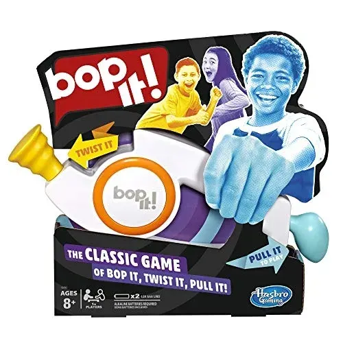 Hasbro Gaming Bop It! Electronic Dexterity Game, Travel Toys For Gids