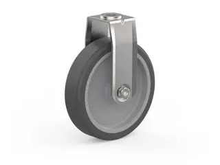 Zestaw kołowy, stały, otwór montażowy, łożysko ślizgowe, koło TPA D-100mm a-24mm