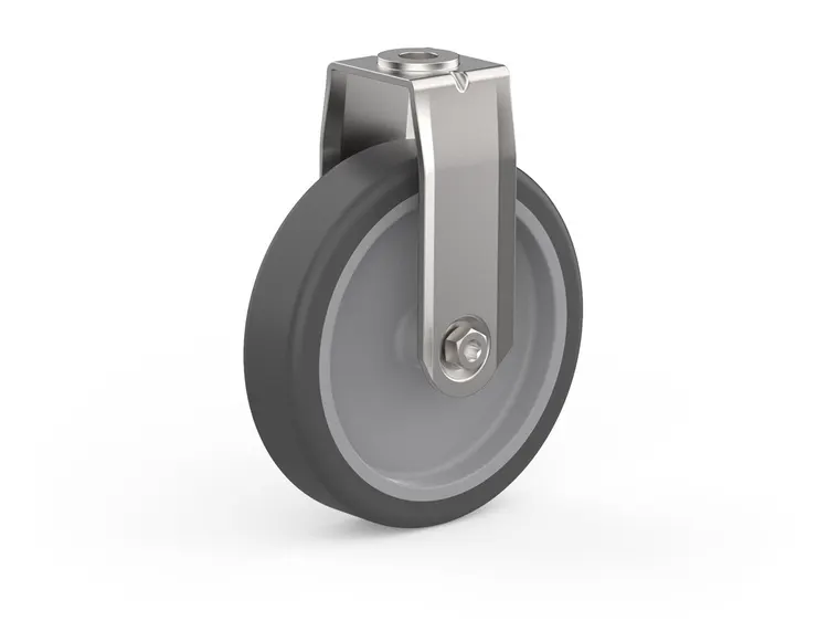 Zestaw kołowy, stały, otwór montażowy, łożysko ślizgowe, koło TPA D-100mm a-24mm